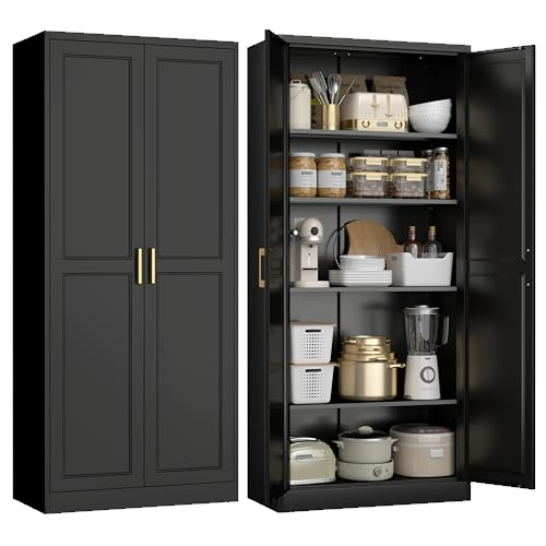 UNICOLY 71" Kitchen Pantry Cabinet